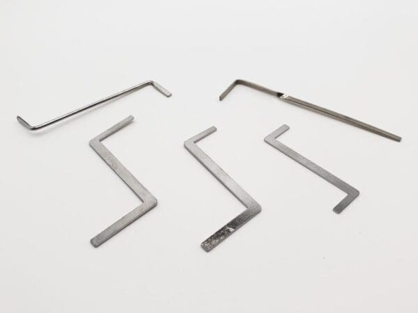 5 Tension Rod set for Lockpicking and Locksport