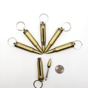 Survival Lighter Bullet Style multiple on display