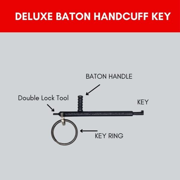 Deluxe Baton Handcuff Key Description Image