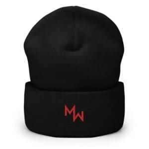 Modern Warrior cuffed-beanie-blac