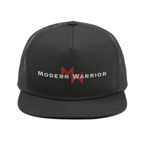 Modern Warrior Mesh Snapback trucker hat.