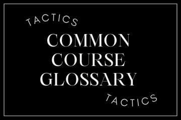 Common Course Glossary Tactics 360x240