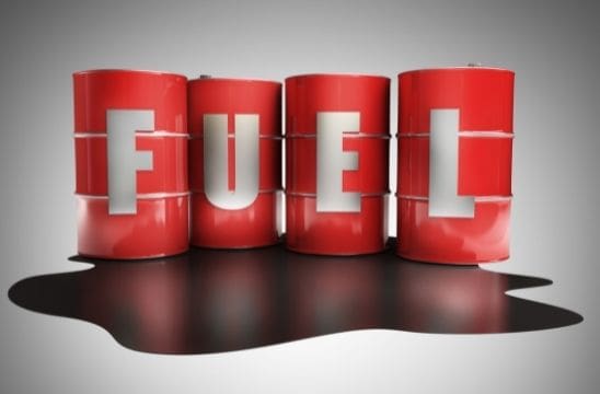 red barrels, fuel