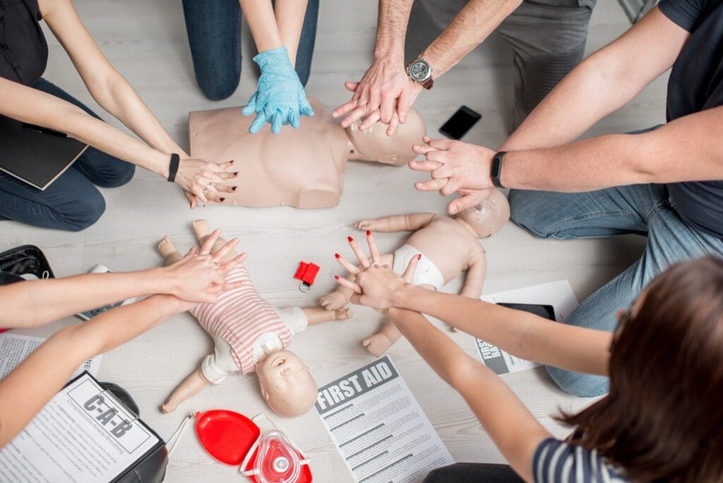 First aid training