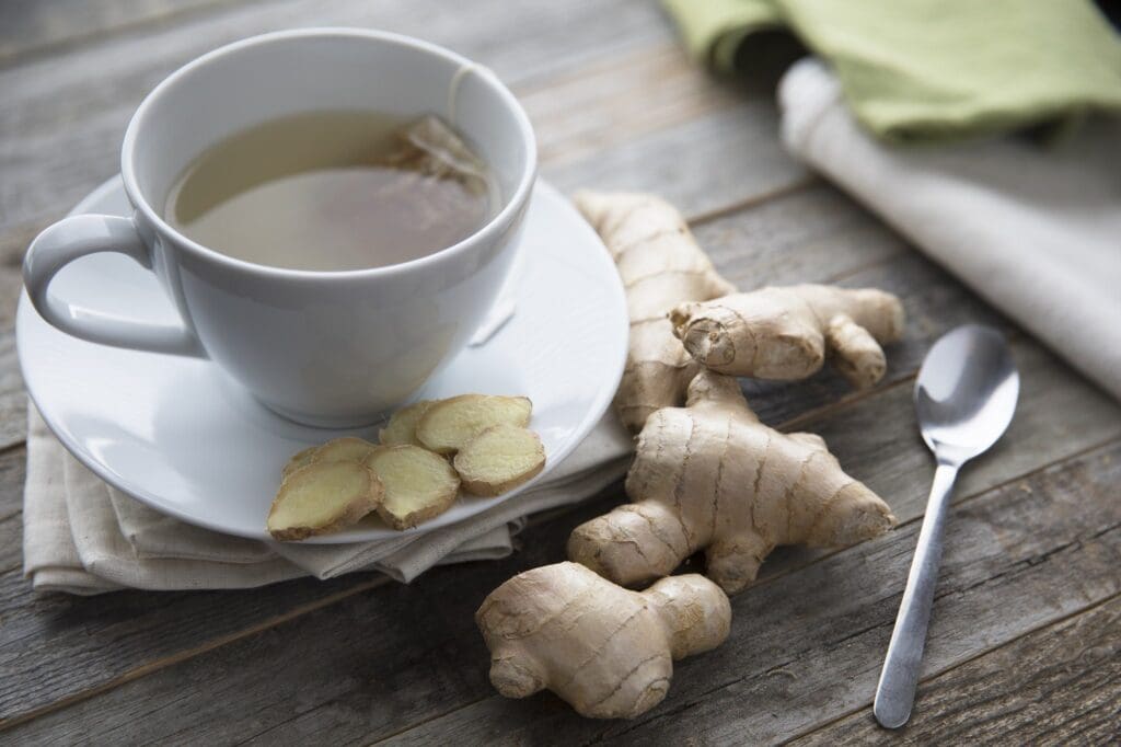 Ginger Tea and Ginger Slices