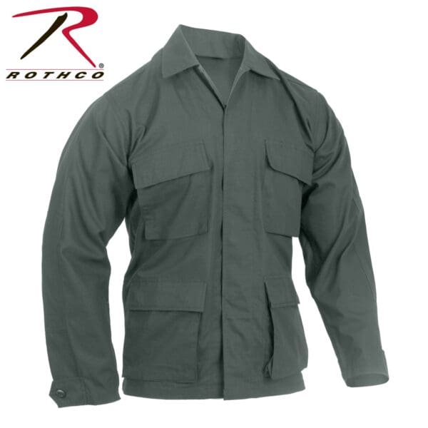 Rip-Stop BDU Shirt (100% Cotton Rip-Stop) 4 Color Pattern Choices - Image 7