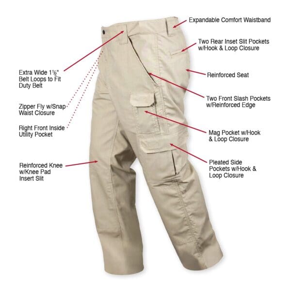 Tactical Contractor Pants Rothco, khaki, cargo