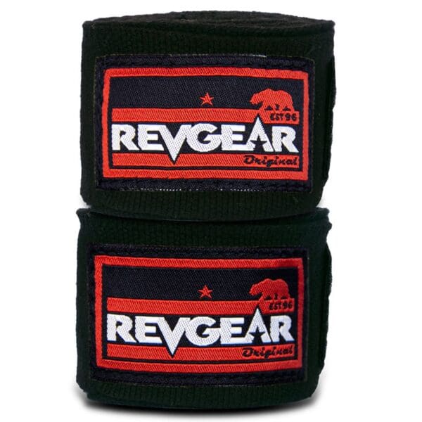 REVGEAR PRO SERIES ELASTIC HAND WRAPS  WITH FULL WIDTH ANTI-LIFT ENCLOSURE 2X 120, wrist wraps.