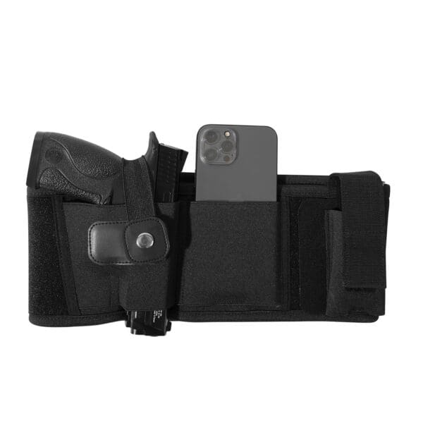 Black belt, Concealed Carry Neoprene Belly Band Holster