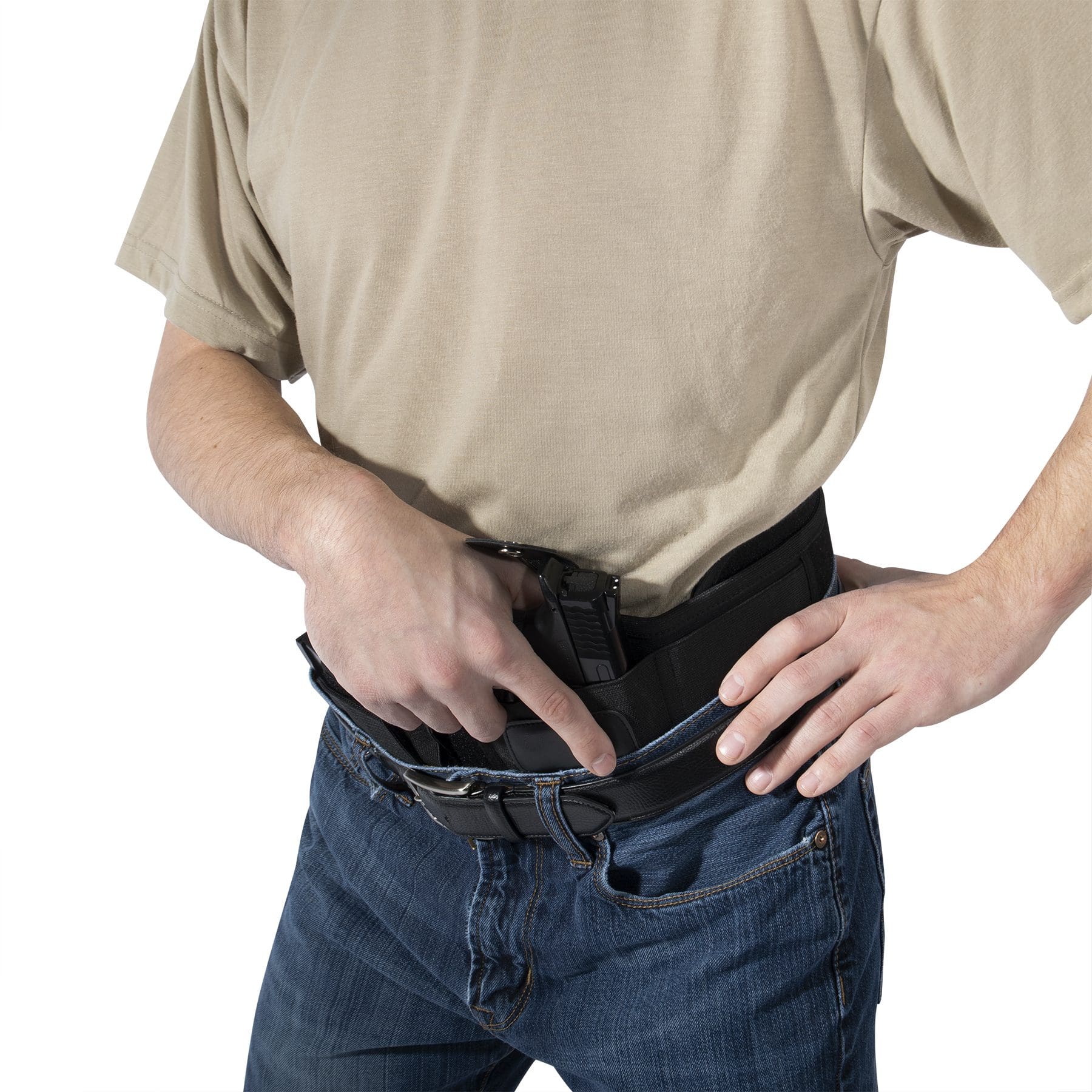 Tactical Scorpion Belly Band Neoprene Concealed Holster up to 42 Waist 5  Wide for sale online