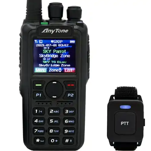 AnyTone AT-D878UVII Plus Dual Band DMR/Analog 7W VHF, 6W UHF w/Free $97 Training Course Bluetooth PTT - Digital/Analog APRS RX & TX - 500K Contacts Plus Great Support from BridgeCom!