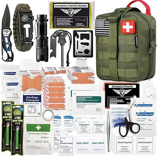 EVERLIT 250 Pieces Survival Kit