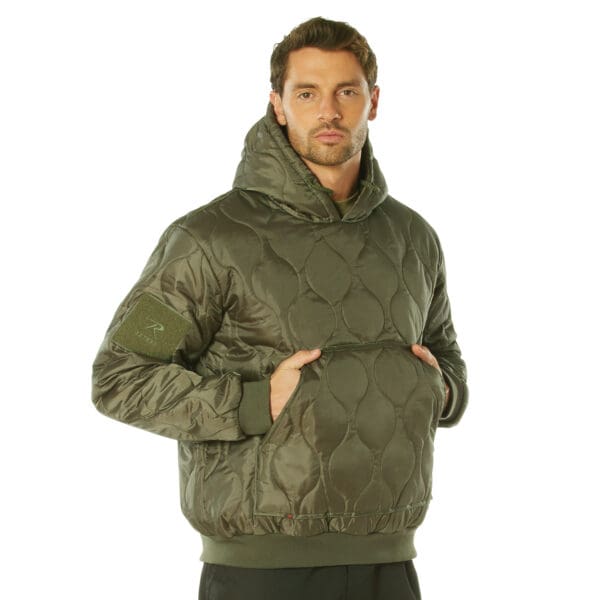 Rothco Quilted Woobie Hooded Sweatshirt - Image 2