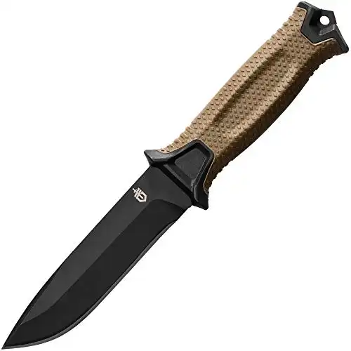 Gerber Strongarm Fixed Blade Knife Plain Edge - Coyote Brown