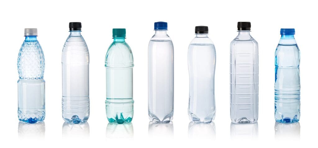 plastic water bottle